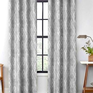 New Urban Thread Grommet Curtain Panel, 50”L x 84”W - Atwood-Light Grey